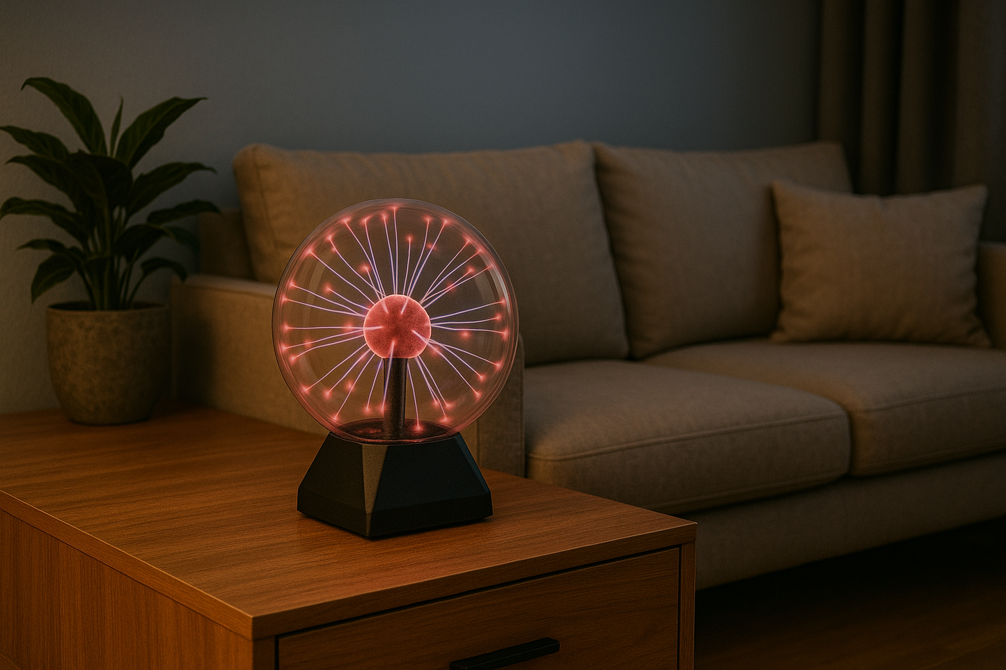 VoltaCore™ Plasma Ball – Electric Touch Lamp for Gamers & Creators.