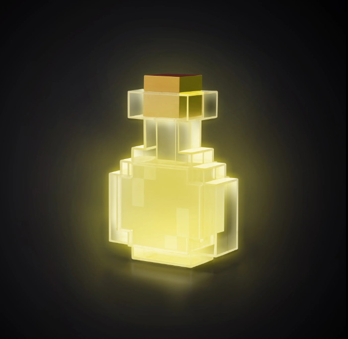 Changing Color Minecraft Portion Lamp.