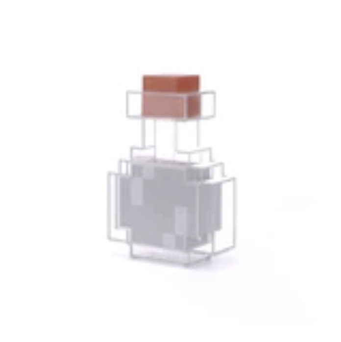 Changing Color Minecraft Portion Lamp.