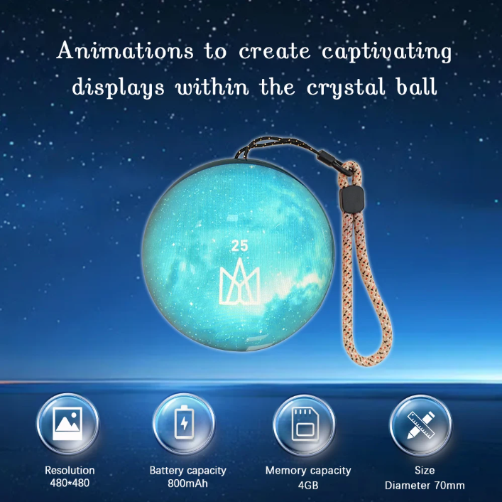 Digital Customizable Video Sphere.