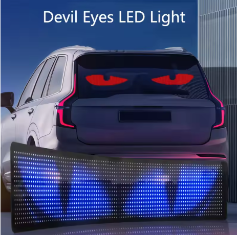 Bluetooth LED Message Display – Flexible, Ultra-Thin Scrolling Sign for Cars & Stores.