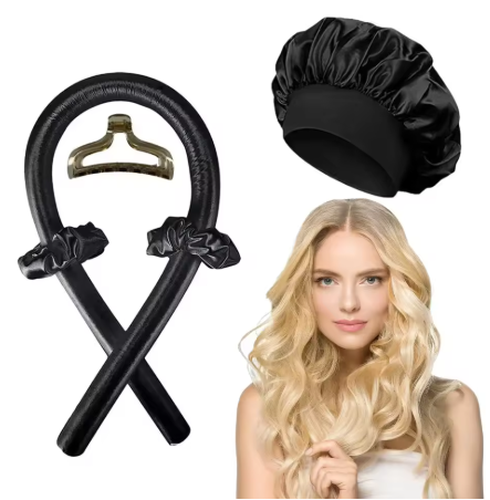 Heatless Hair Curler Rode Headband.