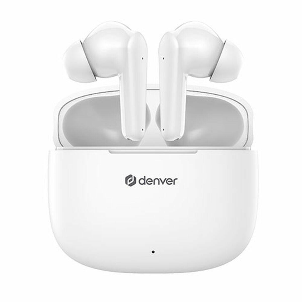 White Bluetooth Earphone Denver TWE-48W.