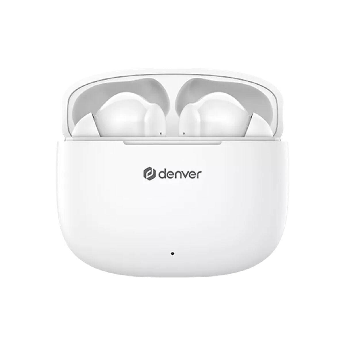 White Bluetooth Earphone Denver TWE-48W.