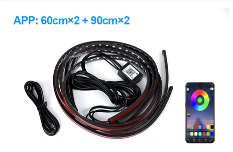 Luxury RGB Underglow Kit For Cars.