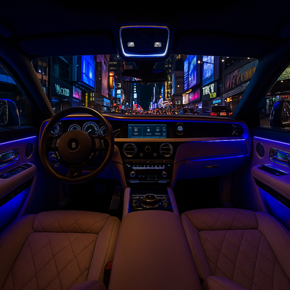 Premium LED Ambient Lighting Kit – Luxury Car Interior Upgrade.