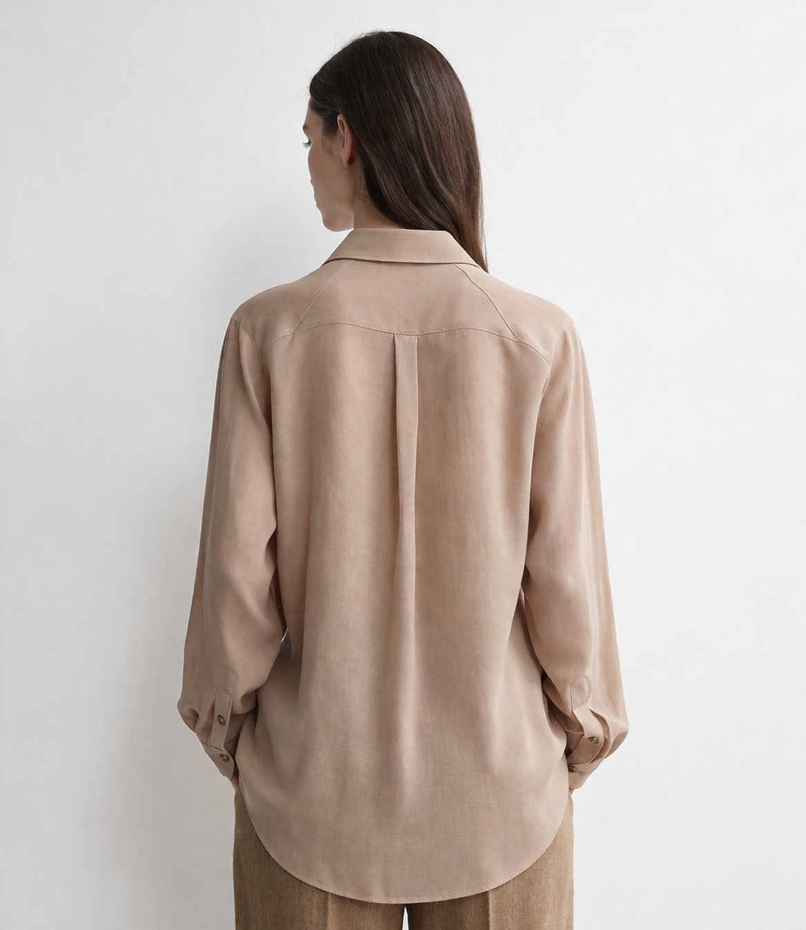 The Silk-Linen Raglan Blouse