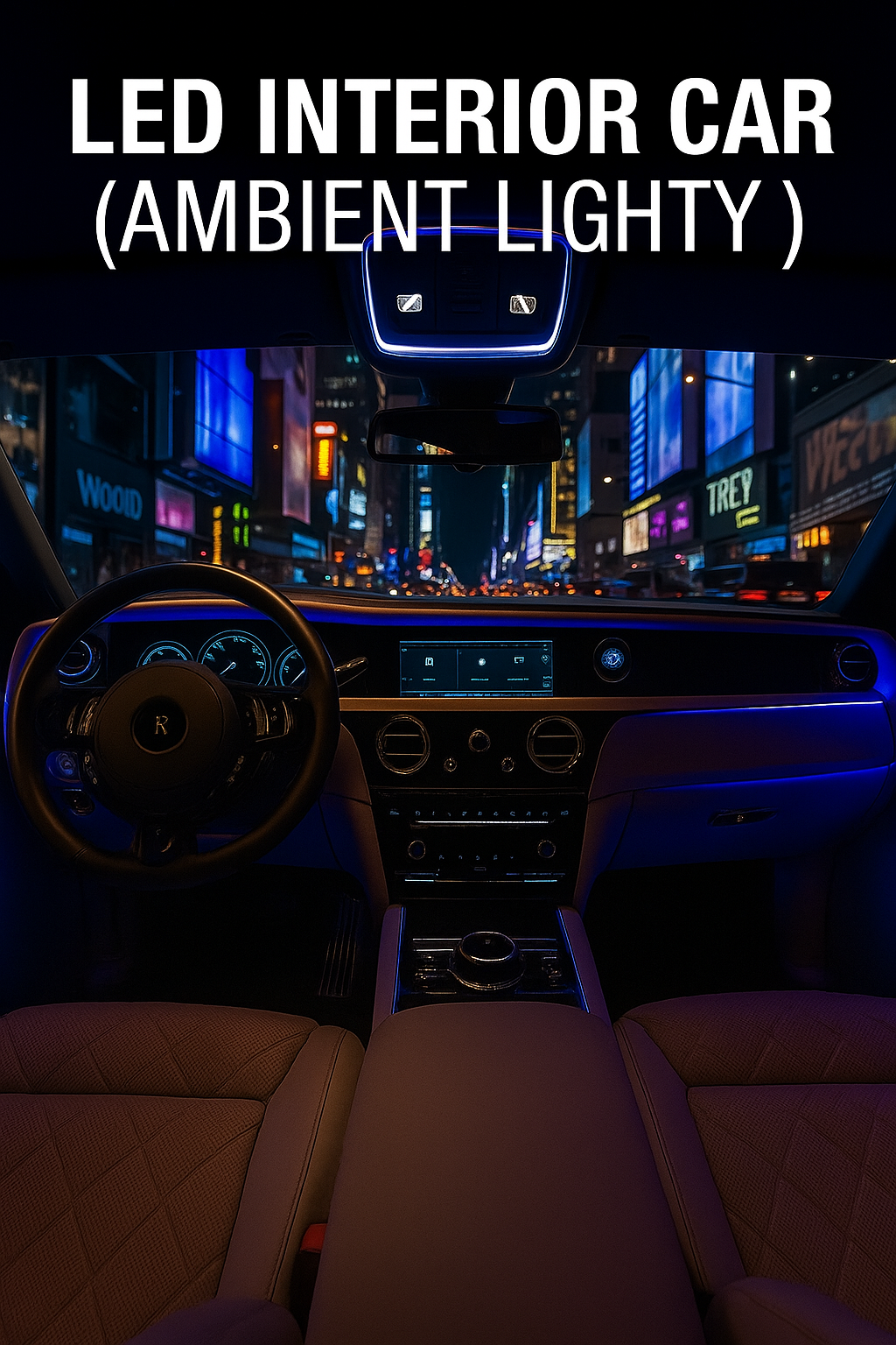 Premium LED Ambient Lighting Kit – Luxury Car Interior Upgrade.