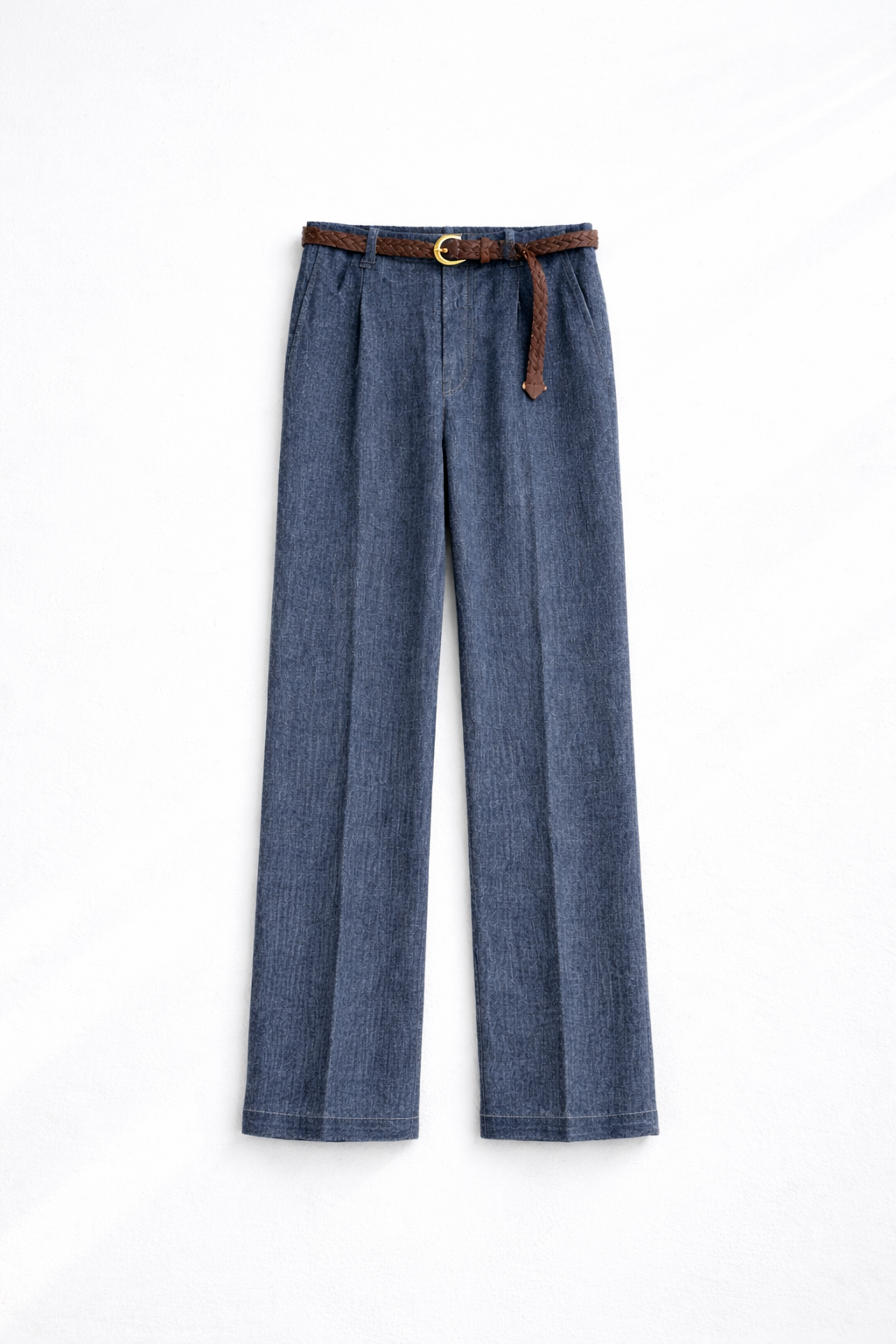 Relaxed Classic Linen-Cotton American Trousers