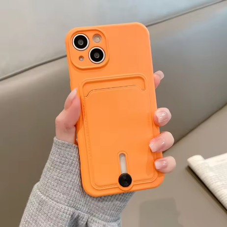 iPhone Case with Card Holder & Camera Protection.