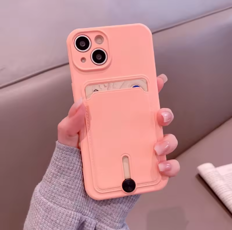 iPhone Case with Card Holder & Camera Protection.