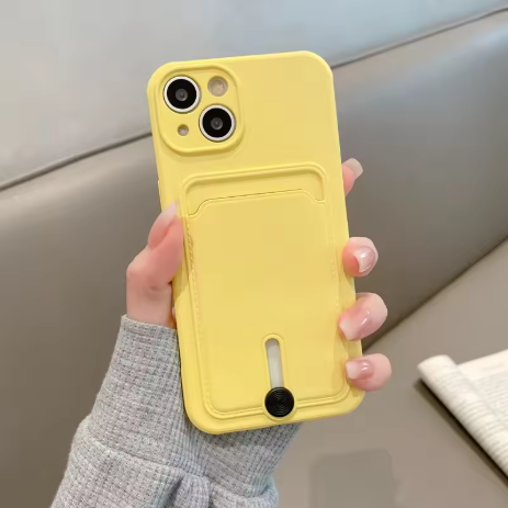iPhone Case with Card Holder & Camera Protection.